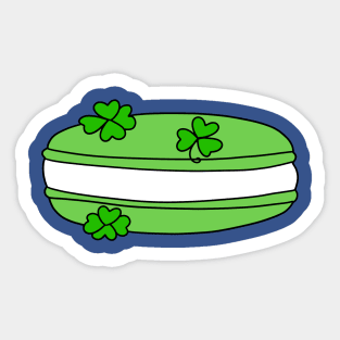 Lucky Green Macaroon Sticker